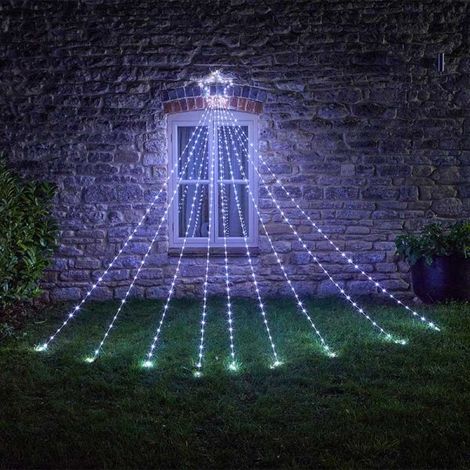 3m Shooting Christmas Star Light LED Decoration in Cool White (1/4)