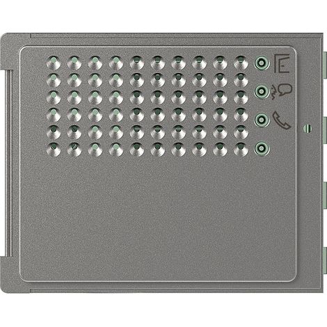 Façade Sfera Robur pour module électronique audio BTICINO 351105 (1/2)