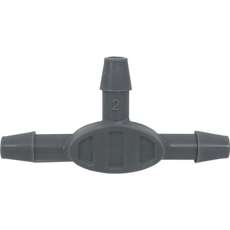 Raccordo 3 vie per tubo capillare 1/4" 4-6mm Verdemax