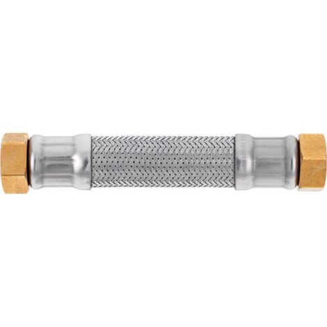 Flexible sanitaire inox DN20 3/4" femelle – Longueur 1000mm – Pression 10 Bar – Température max 110°C – Raccords laiton nickelé – IFT (1/2)
