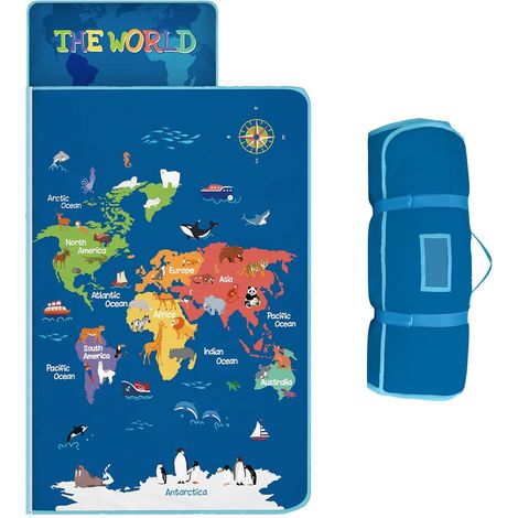 Sac de Couchage pour Enfants avec Oreiller Amovible et Couverture 15060cm,Parent (1/5)