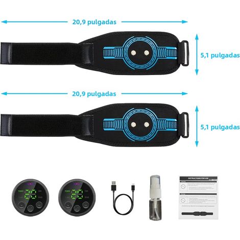 Ceinture abdominale gainante rechargeable USB (avec 2 sangles pour les jambes) (1/5)