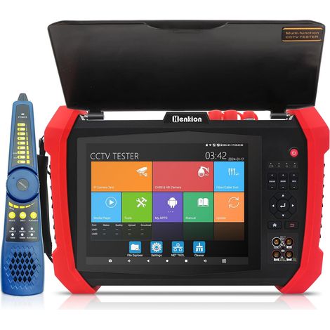 IPC CCTV Tester H20-MOVTADHSEF 8K 32MP 12MP IP Camera Test POE++ Max 90W HD 8MP Camera Tester TVI/CVI/AHD/SDI/CVBS DMM TDR WiFi Network Tools RJ45 Cable Tester 2CH SFP Port HD VGA (1/5)