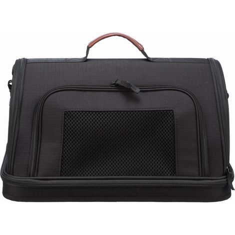 Flugtasche für Hunde Gate 45x28x25 cm Schwarz TRIXIE