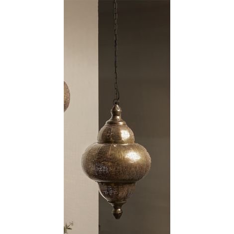 Bluma Orientalische Deckenlampe aus Kupfer und Gold, 36D cm, 36D x 62 cm (1/3)