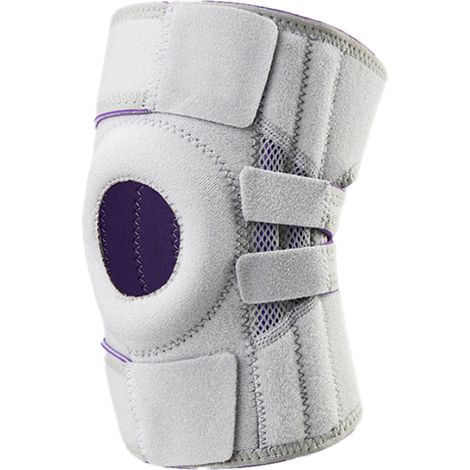 Genouillère De Sport - Soutien Rotulien Avec Ressorts Métalliques Et Gel Anatomique - Pour Course À Pied Et Activités Physiques - Par Paquet De 1 (1/5)