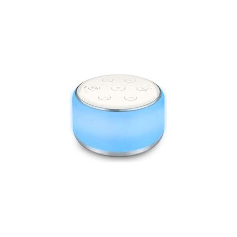 EASYCOMFORT Machine à bruit blanc pour bébé, adulte, enfant, avec piles et prise de courant, 34 sons apaisants avec lumière de nuit, machine portative pour faire du bruit pendant le sommeil (1/4)