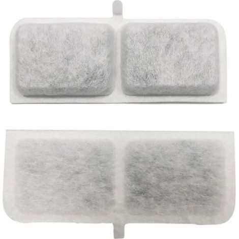 Filtre Charbon Actif - Pour Fontaine À Eau Chat - Compatible Distributeurs Automatiques - Purification Eau Potable - Lot De 4 (1/5)