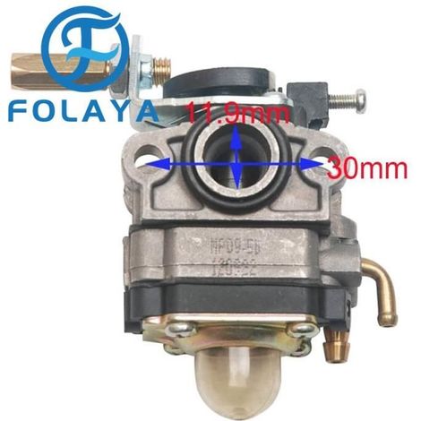FOLAYA Carburateur de Compatible with Honda FG100 GX31 GX22 Mini Motoculteur Moteur 4 Temps Compatible with 16100-ZM5-809 (1/2)