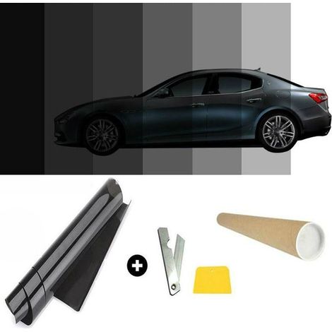 Pellicola oscurante antigraffio per vetri auto VLT 5% - 50cm x 300cm (1/5)