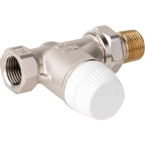 Thermostatventilkörper H Messing, vernickelt Durchgang, 3/4'' (1/3)