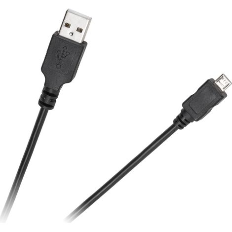 Cable USB profesional con conector MicroUSB, 1 m para transferencia de datos y carga.