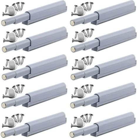 Push-to-open magnetic latches Opens and closes the door with a simple push (10pcs) (1/5)
