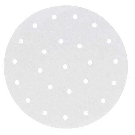 100 feuilles de papier absorbant antiadhésif rondes pour barbecue, pour friteuse et poêle à frire (18 cm) (1/5)