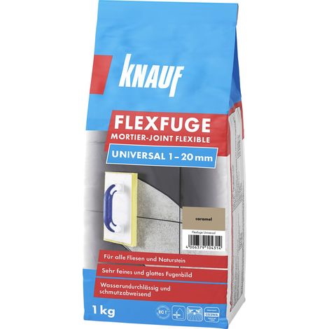 Knauf Fugenmörtel Flexfuge Universal 1 - 20 mm caramel 1 kg Fugenmörtel