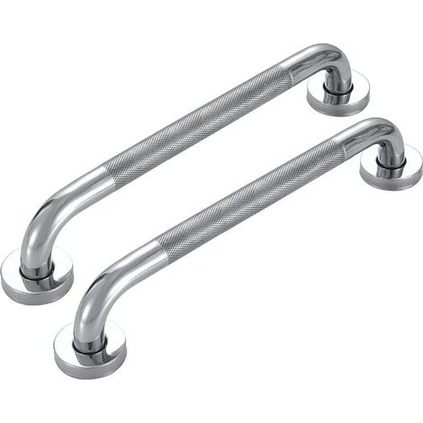 2 Pcs Bathroom Grab Bar 50cm Non-Slip Grab Bar Stainless Steel Shower Handle for Bathtub Toilet Stairs (1/5)
