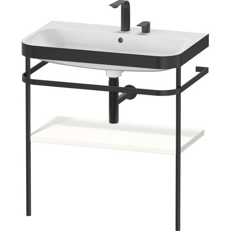 Set Duravit Happy D.2 Plus con soporte metálico, 775x490mm, 2