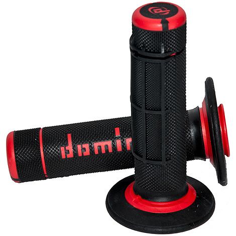 Leve cambio sinistra e destra Domino Cross (nero/rosso) 22/118mm chiuse (set)