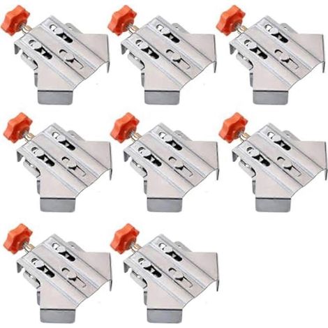8 Pinces d'angle multifonctions en acier inoxydable à 90 degrés, B-- (1/5)