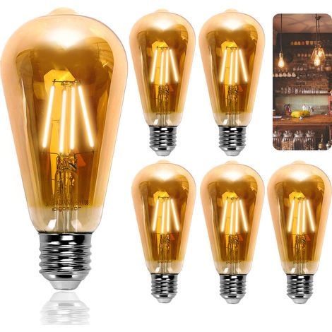 Ampoule LED aigostar ST64 4W 2200K 64mm (1/5)