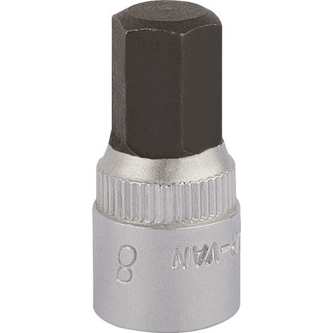 Draper 1455-IN 8mm (5/16 inch) Square Drive Elora Hexagon Screwdriver Socket for 1/4 inch Drive (1/5)