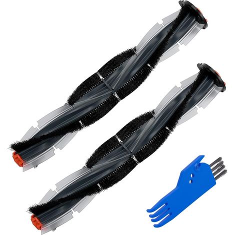 Brosse principale de rechange pour Neato Botvac D Series D10, D9, D8, D3, D4, D5, D6, D7, D3 Pro, D70, D75, D80, D85 Connected Series Robot Aspirateur Accessoires, 280 mm / 11 pouces (2 Pcs) (1/5)