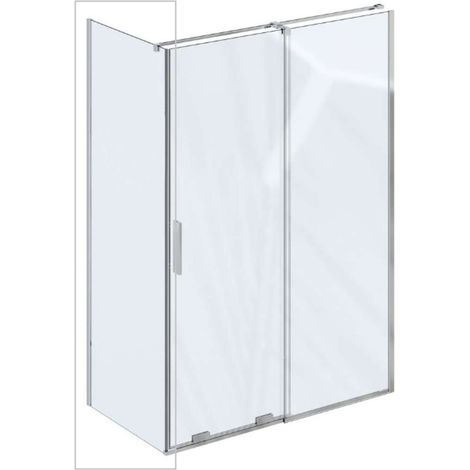Ravak Roll - Duschwand 80 x 195 cm, Chrom/Klarglas X90V40C00Z1 (1/3)