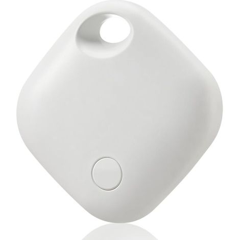 Android Smart Tag, Rechargeable Smart Tag, Compatible avec Google Mon Appareil Trouver l'application Android Uniquement pour Clés, Bagages, Valise, Portefeuille, Blanc (1/5)