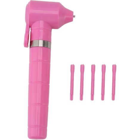 Ortviai Mixeur Électrique pour Pigments Tatouage et Microblading – 5 Bâtonnets Inclus, Couleur Rose (1/5)