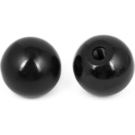 Pommeau - M12 Fileté - Diamètre 50 mm - Pour Poignées De Porte Et Équipements Industriels - 2 Pièces (1/4)