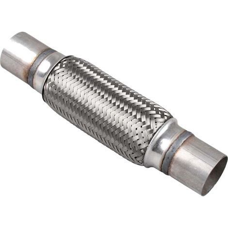 Diamètre intérieur 45250, avec tube soudé,Tuyau flexible tressé,Tuyau d'échappement pour voiture,Soufflet d'échappement,Tuyau d'échappement flexible en acier inoxydable,Tuyau d'échappement flexible (1/5)