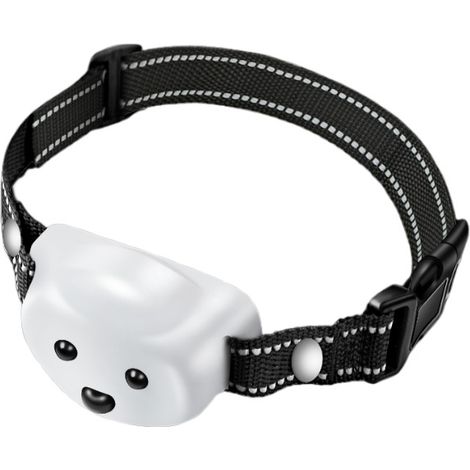 Serrurier pour chien multi-mode réglable avec 8 niveaux de sensibilité et 3 modes d'entraînement (Son/Vibration/Choc) - Collier anti-aboiement robuste pour grands chiens jusqu'à 110LBS
