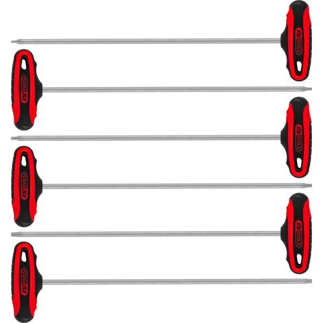 Set di 6 chiavi maschio TORX® con manico a T, lunghezza 375 mm (1/3)