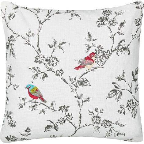 Dekokissen DILLENIA Baumwolle 45 x 45 cm Weiß
