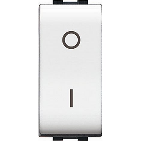 12PZ LIFE ART. 4009WH INTERRUTTORE BIPOLARE BIANCO (1/2)