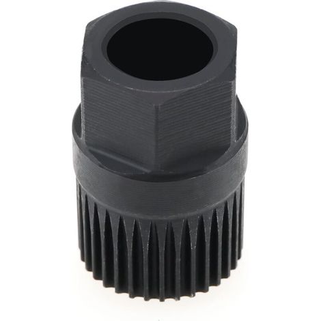 Schwarzer Leder-Schaltknauf für manuelle Schaltung für Renault Clio III, Megane 2 und Laguna, inklusive Adapter. (1/5)