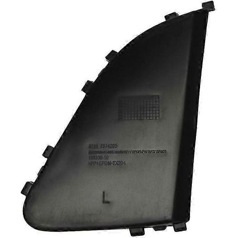 1 paire de grilles centrales fermées avant gauche et droite en plastique noir 51117374205 51117374206 pour BMW X1 F (1/5)