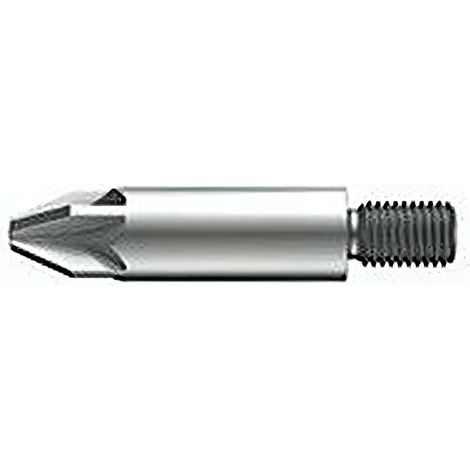 Embout de vissage filetage M6 x empreinte Pozidriv N° 2 pour visseuse à rouleaux - PZ0245/6 - Alsafix