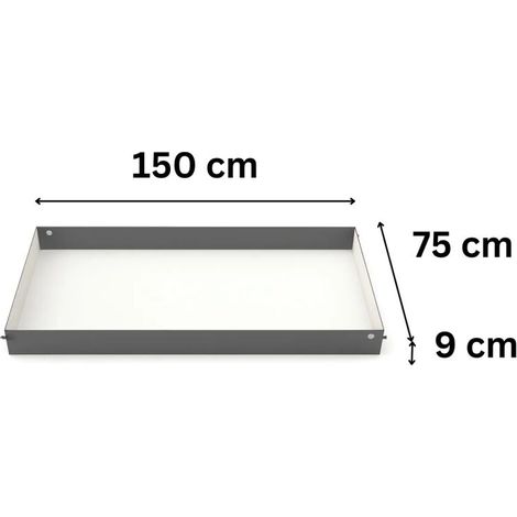 Secret Jardin Water Tray 150x75 cm Pflanzwanne Wasserdichte Bodenwanne Growzelt (1/5)