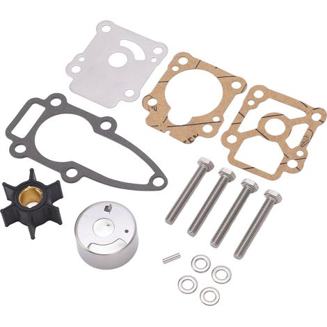 Kit de Réparation de Pompe à Eau Aramox, Kit de Réparation de Pompe à Eau 361-87322-0 Kit de Construction de la Turbine de Remplacement pour Tohatsu M6B M8B M9.8B. (1/5)