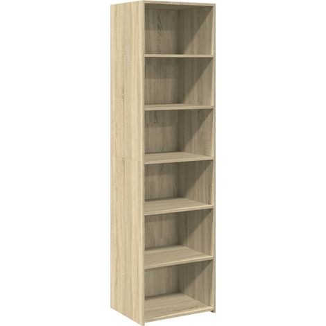 Credenza buffet cassettiera mobile contenitore organizer cucina soggiorno soggiorno alto Sonoma 50 x 41 x 185 cm derivati del legno marrone 020034069