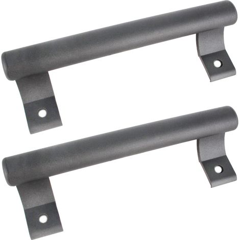 2 pièces Poignée de porte coulissante en aluminium de 8", poignée métallique moderne pour les portes vitrées de balcon, les portes coulissantes de salle de bain, etc. (1/5)