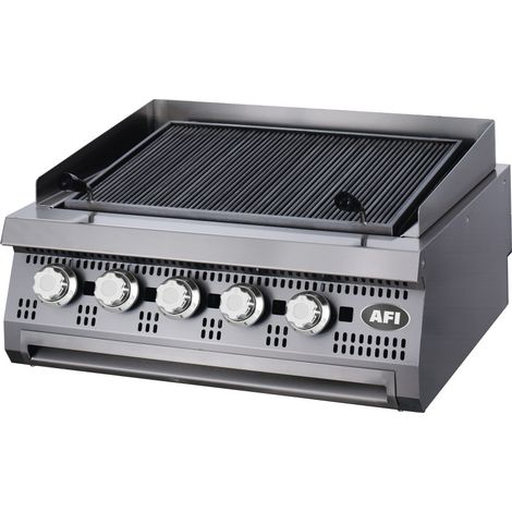 Grillade gaz - gamme 900 - larg 800 mm - AFI COLLIN-LUCY