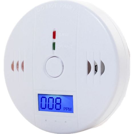 Carbon Monoxide Detector with LED Display/Electronic Sensor, Carbon Monoxide Alarm Detector, 20000PPM (1/4)