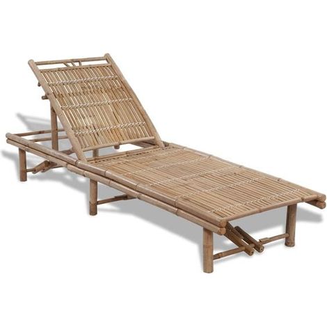 Fauteuil inclinable en bambou (1/5)