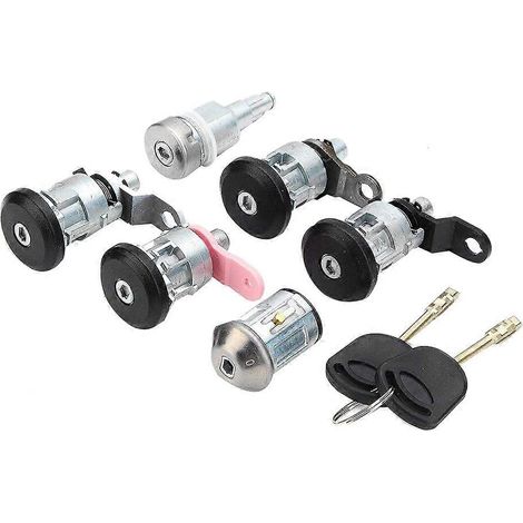 Kit de 6 serrures de contact avec 2 clés pour Transit Mk5 1994-2000