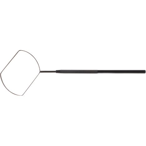 Miroir dentaire professionnel noir pour greffes de cils, en acier inoxydable (1/5)