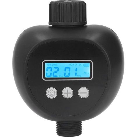 Contrôleur D'Arrosage Automatique - Écran LCD - Minuterie Programmable Pour Jardin Balcon Pelouse - 0 À 99 Min - 13 X 10 5 X 7 8 Cm - 1 Pièce (1/4)