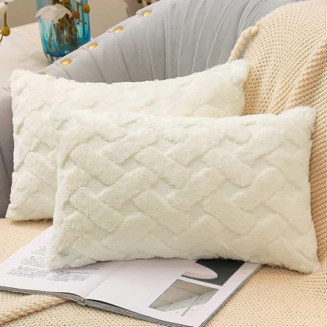Lot de 2 housses de coussin décoratives. Housses de coussin en velours doux et luxueux. (1/5)