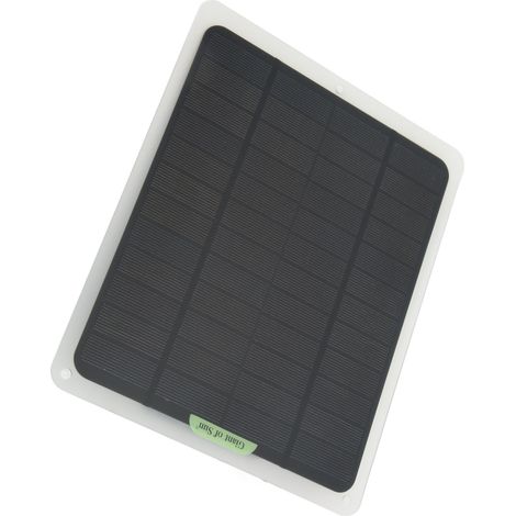 Kit de chargeur solaire portable 12 V 20 W monocristallin à double sortie USB pour camping-car, voiture et bateau (1/5)